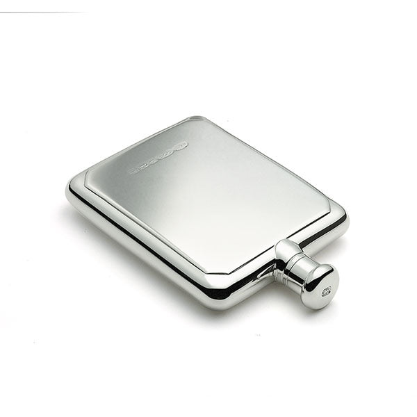 4oz Sterling Silver Rectangular Hip Flask
