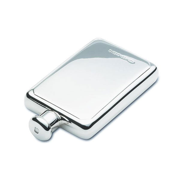 3oz Sterling Silver Rectangular Hip Flask