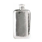 3oz Pewter Hammered Hip Flask