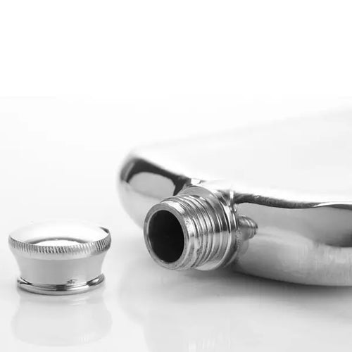 5oz (15cl) Pewter Hammered Hip Flask