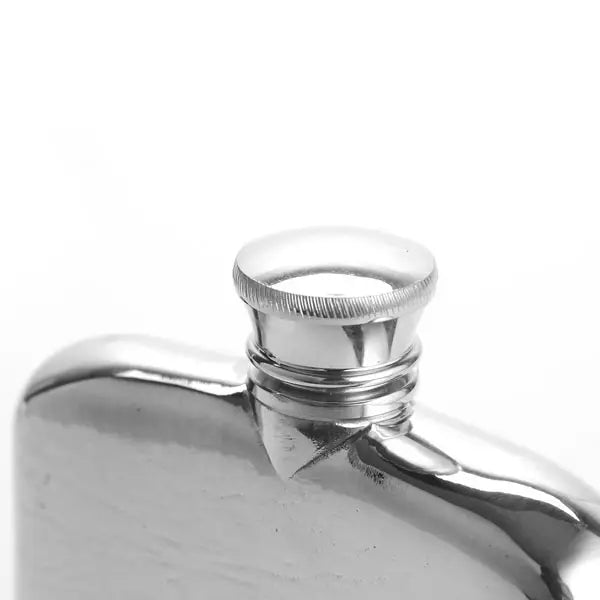 5oz (15cl) Pewter Hammered Hip Flask