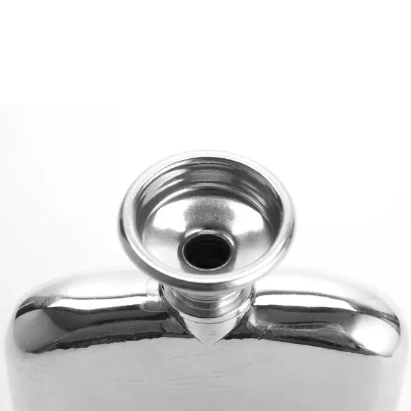 5oz (15cl) Pewter Hammered Hip Flask