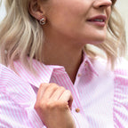 Hot Diamonds Eternal Earrings - Rose Gold Plate Accents