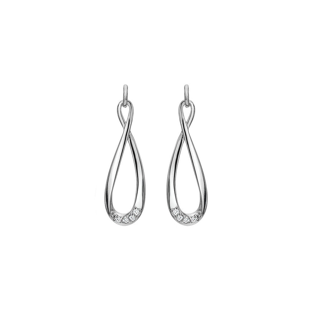 Hot Diamonds Flourish Earrings