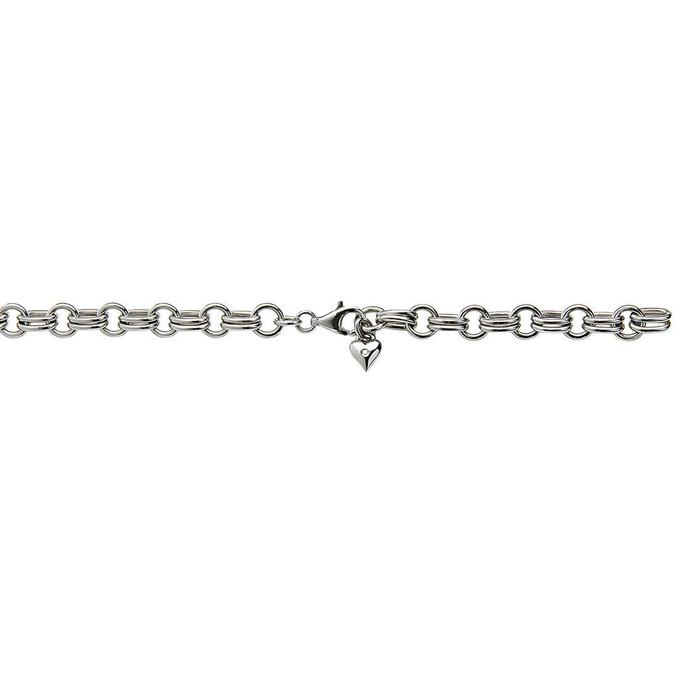 Hot Diamonds Statement Silver Charm Bracelet