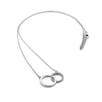 Hot Diamonds Striking Circle Necklace