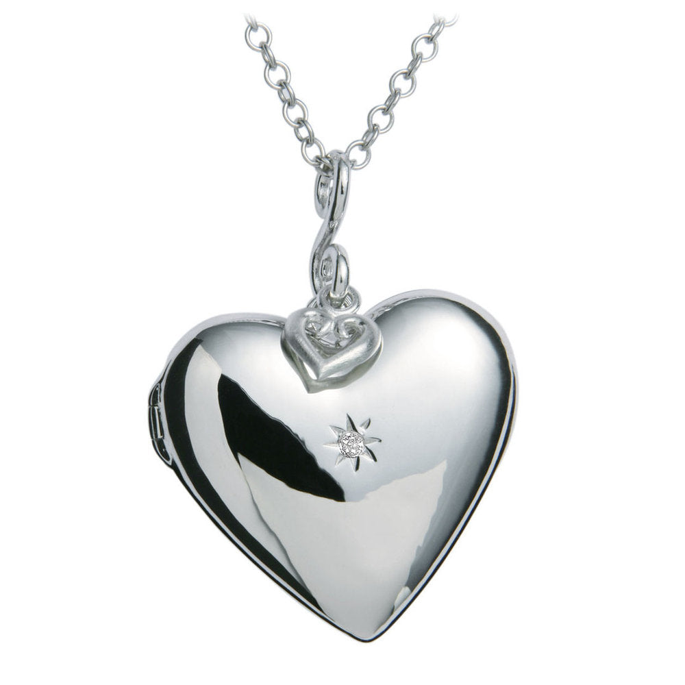 Hot Diamonds Confident Heart Locket
