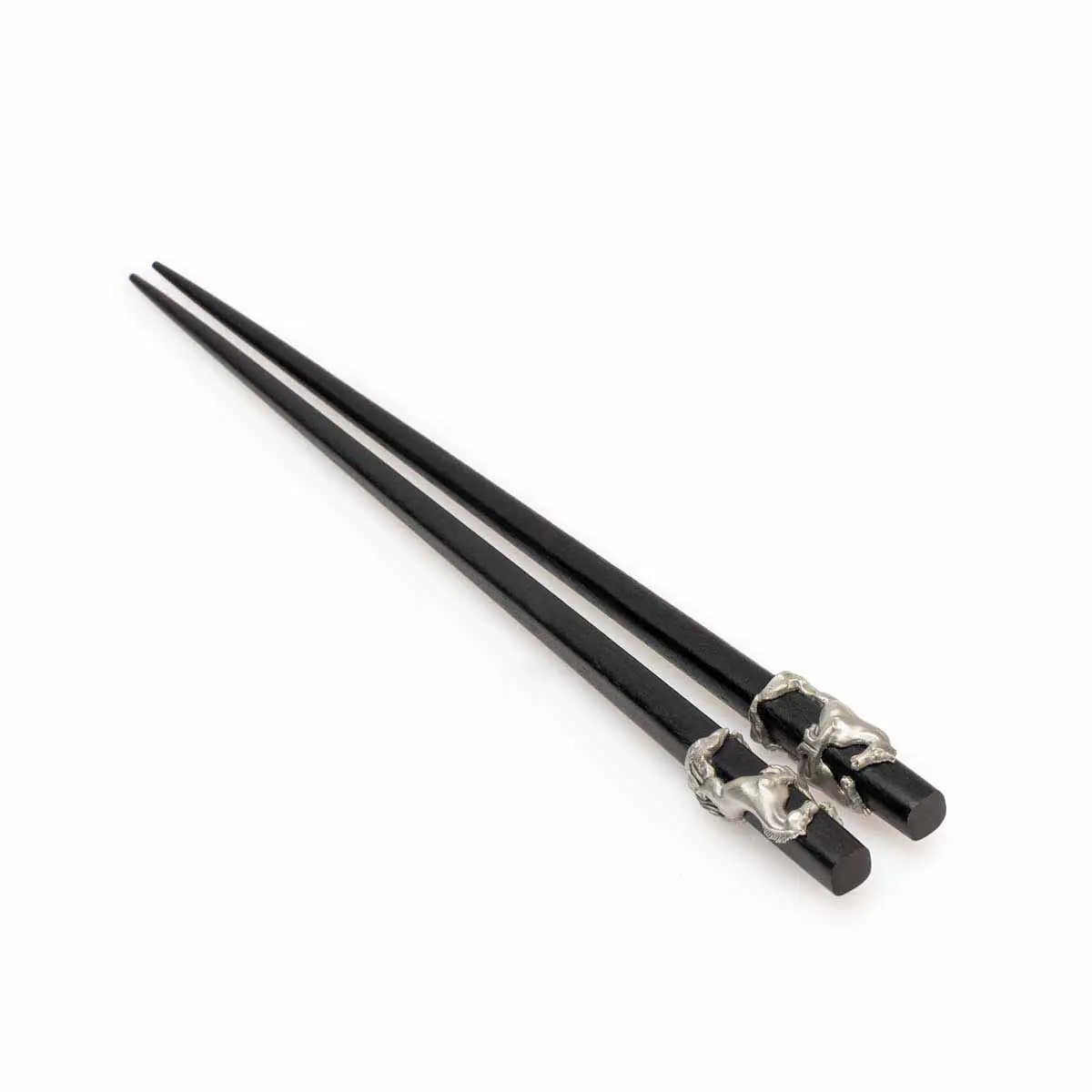 2026 Year of the Horse Pewter Chopstick Rest Set (Set of 2)