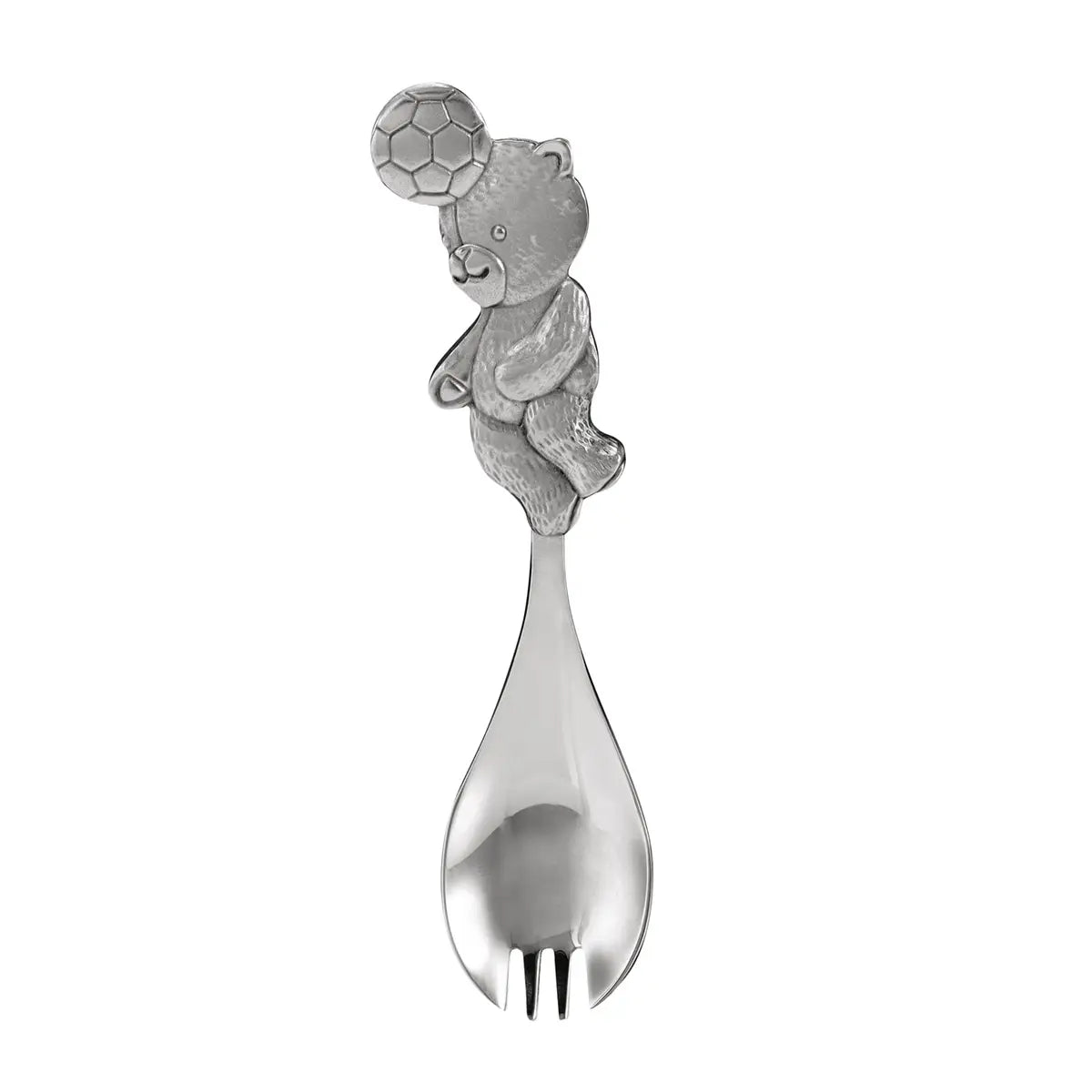 Pewter Teddy Bears' Picnic Sports Day Header Spork