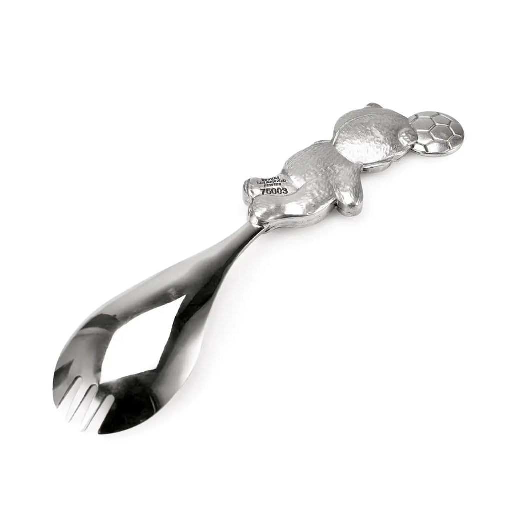 Pewter Teddy Bears' Picnic Sports Day Header Spork