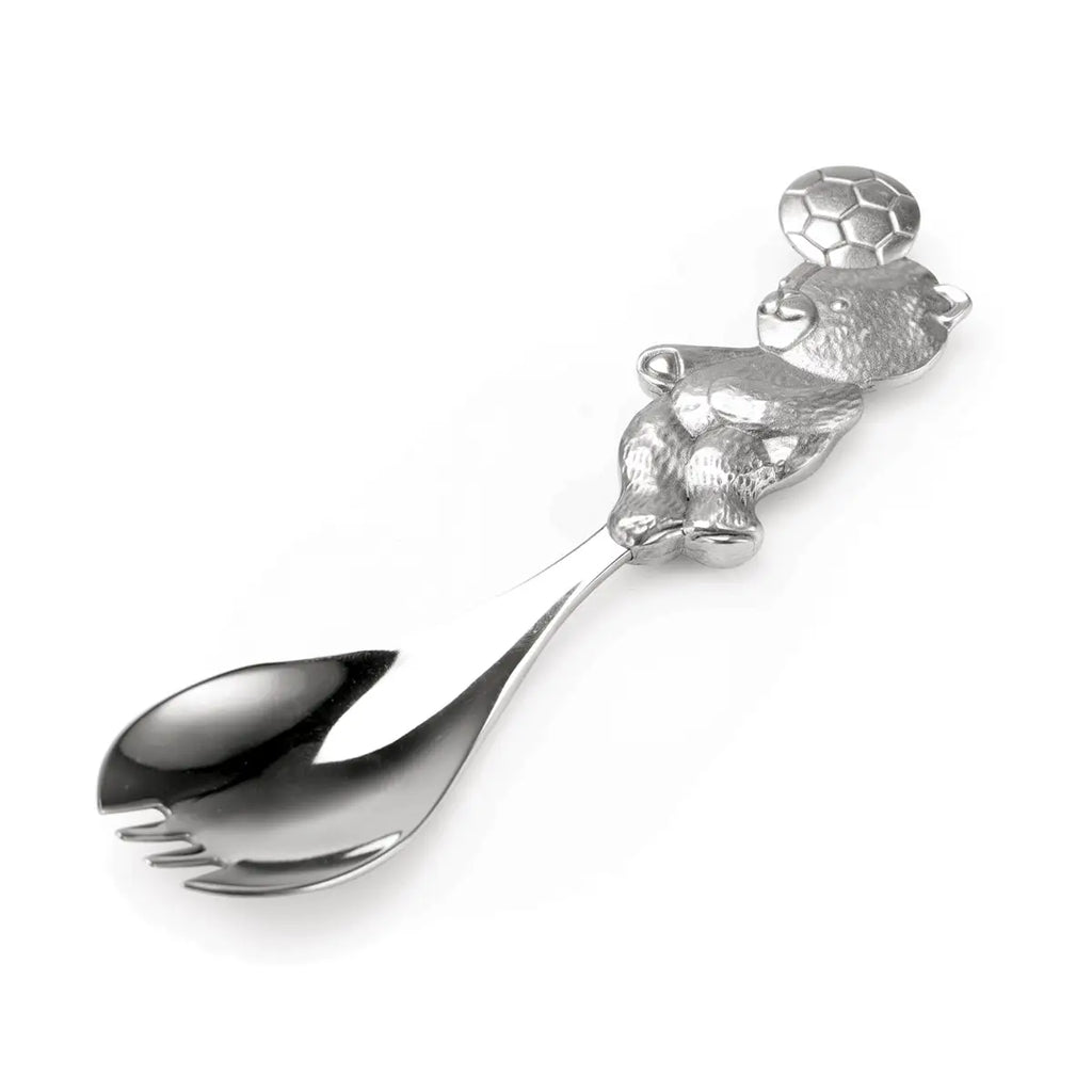 Pewter Teddy Bears' Picnic Sports Day Header Spork