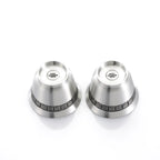 Chinese Pewter Tea Cups (Pair)